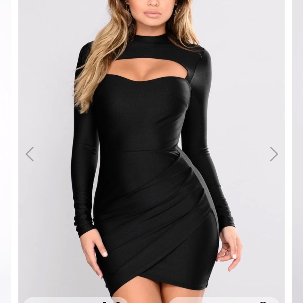 Black Fashion Nova dress NWT